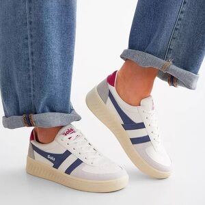 Gola grandslam trident sneakers! Pink and navy size 7.5!
